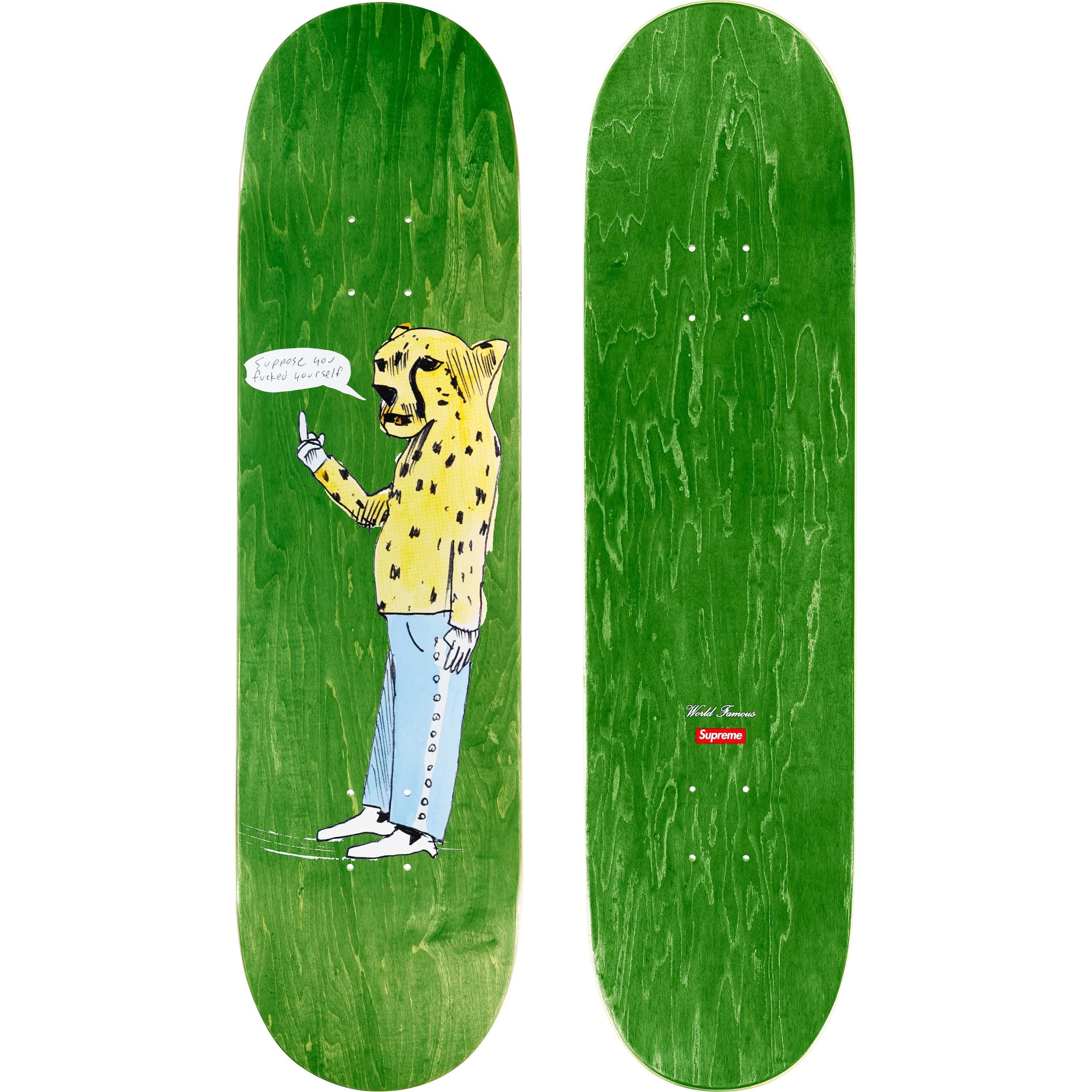 Neil Blender Cheetah Skateboard view 2
